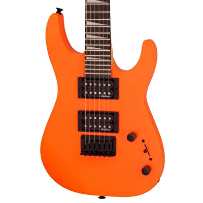 Jackson JS1X Dinky Minion Amaranth Klavye Safety Orange Elektro Gitar
